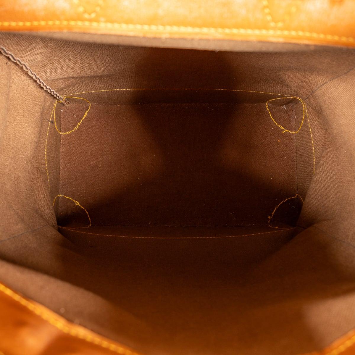 Bolso Steamer 35 Louis Vuitton del siglo XX en lona con monograma, Made In France en venta 11