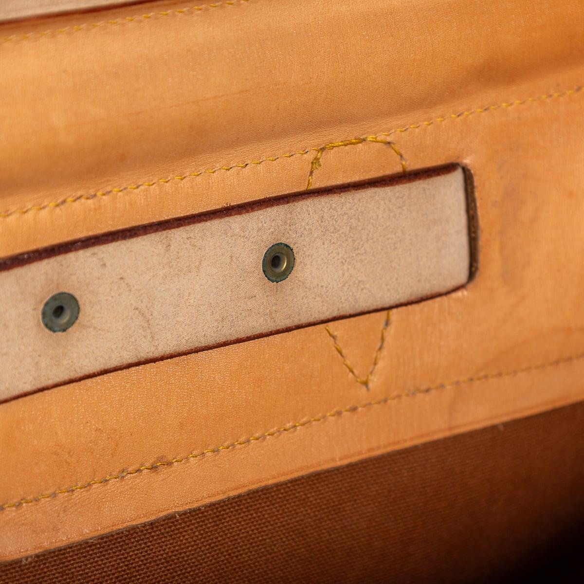 20th Century Louis Vuitton Steamer 35 Bag In Monogram Canvas, Made In France For Sale 2