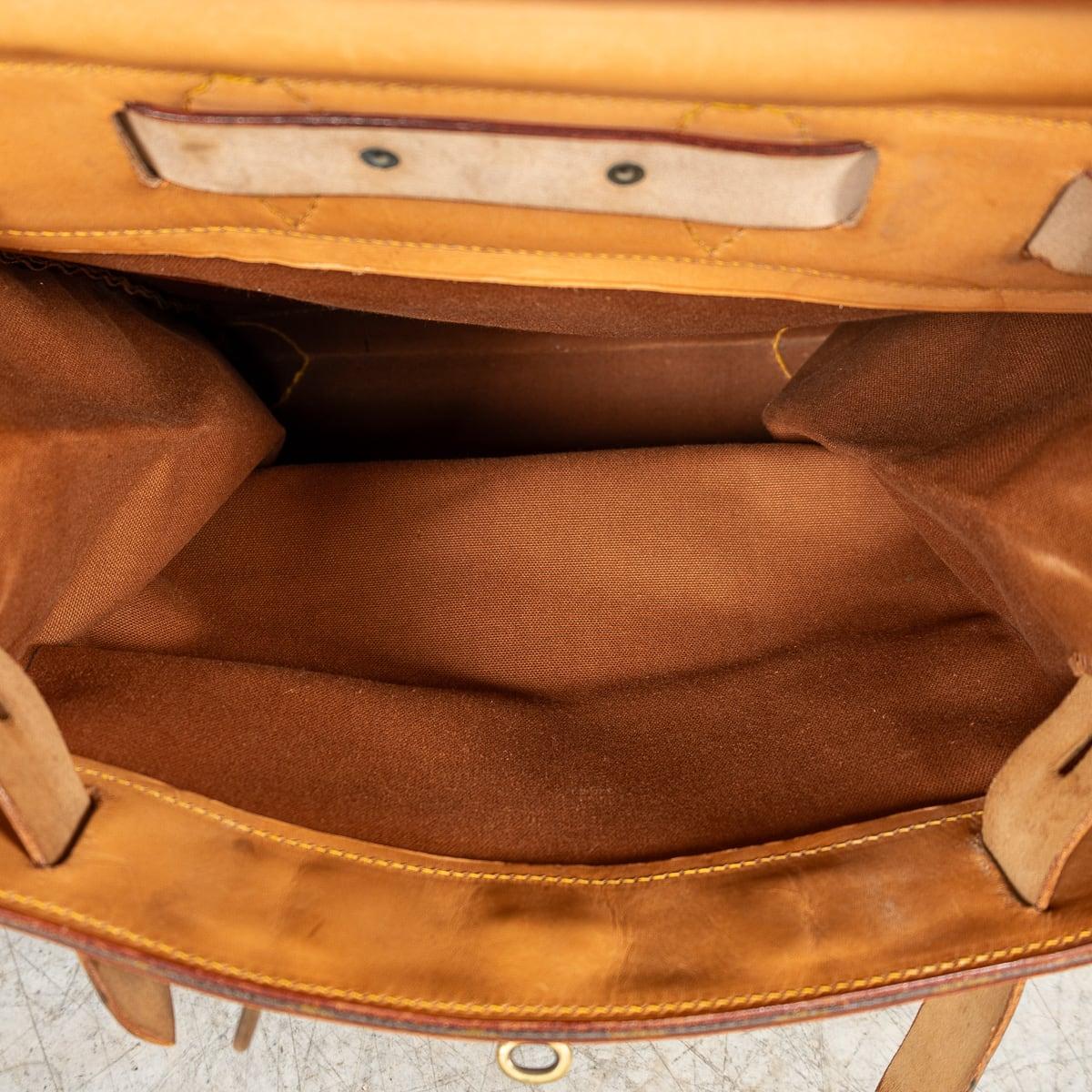 20th Century Louis Vuitton Steamer 35 Bag In Monogram Canvas, Made In France For Sale 3