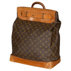 Louis Vuitton Steamer 35 Tasche aus Segeltuch mit Monogramm aus dem 20. Jahrhundert, hergestellt in Frankreich