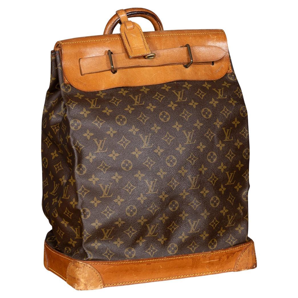 Louis Vuitton Steamer 35 Tasche aus Segeltuch mit Monogramm aus dem 20. Jahrhundert, hergestellt in Frankreich