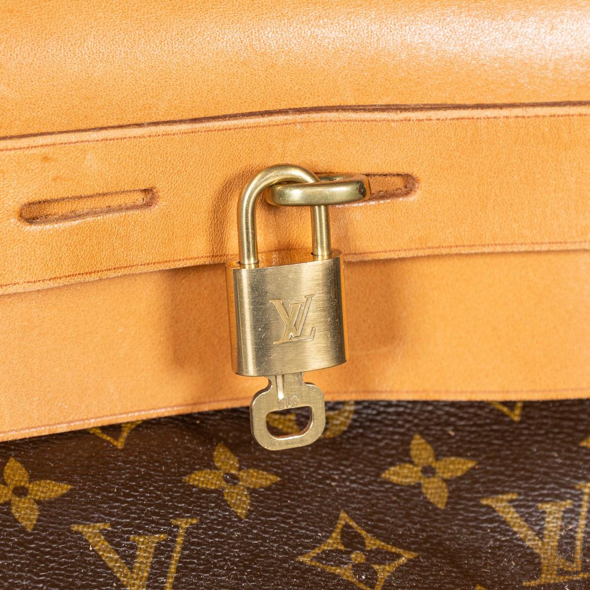20th Century Louis Vuitton Steamer 45 Bag In Monogram Canvas, Made In France For Sale 4
