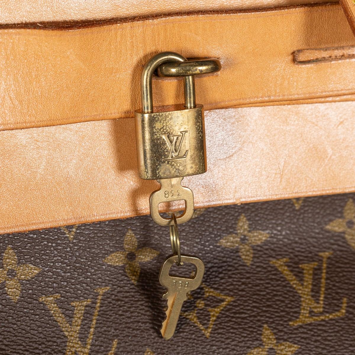 20th Century Louis Vuitton Steamer 45 Bag In Monogram Canvas, Made In France For Sale 6