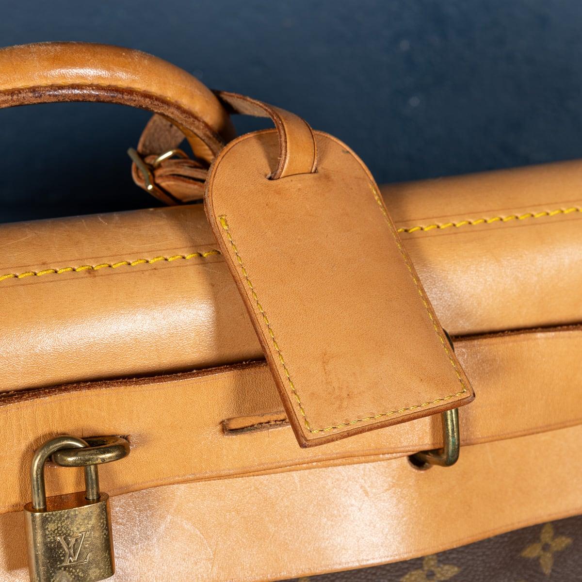 20th Century Louis Vuitton Steamer 45 Bag In Monogram Canvas, Made In France For Sale 7