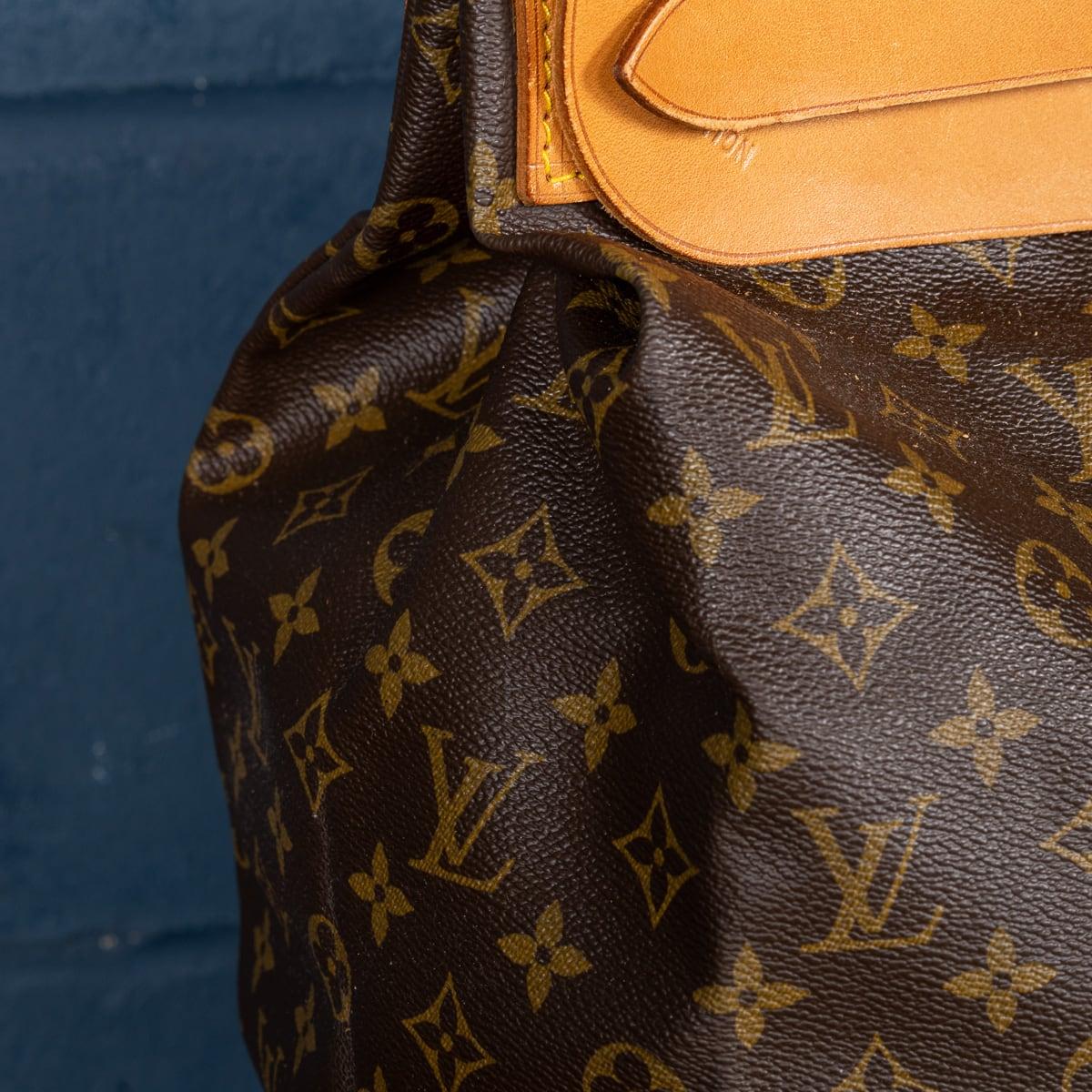 20th Century Louis Vuitton Steamer 45 Bag In Monogram Canvas, Made In France For Sale 8
