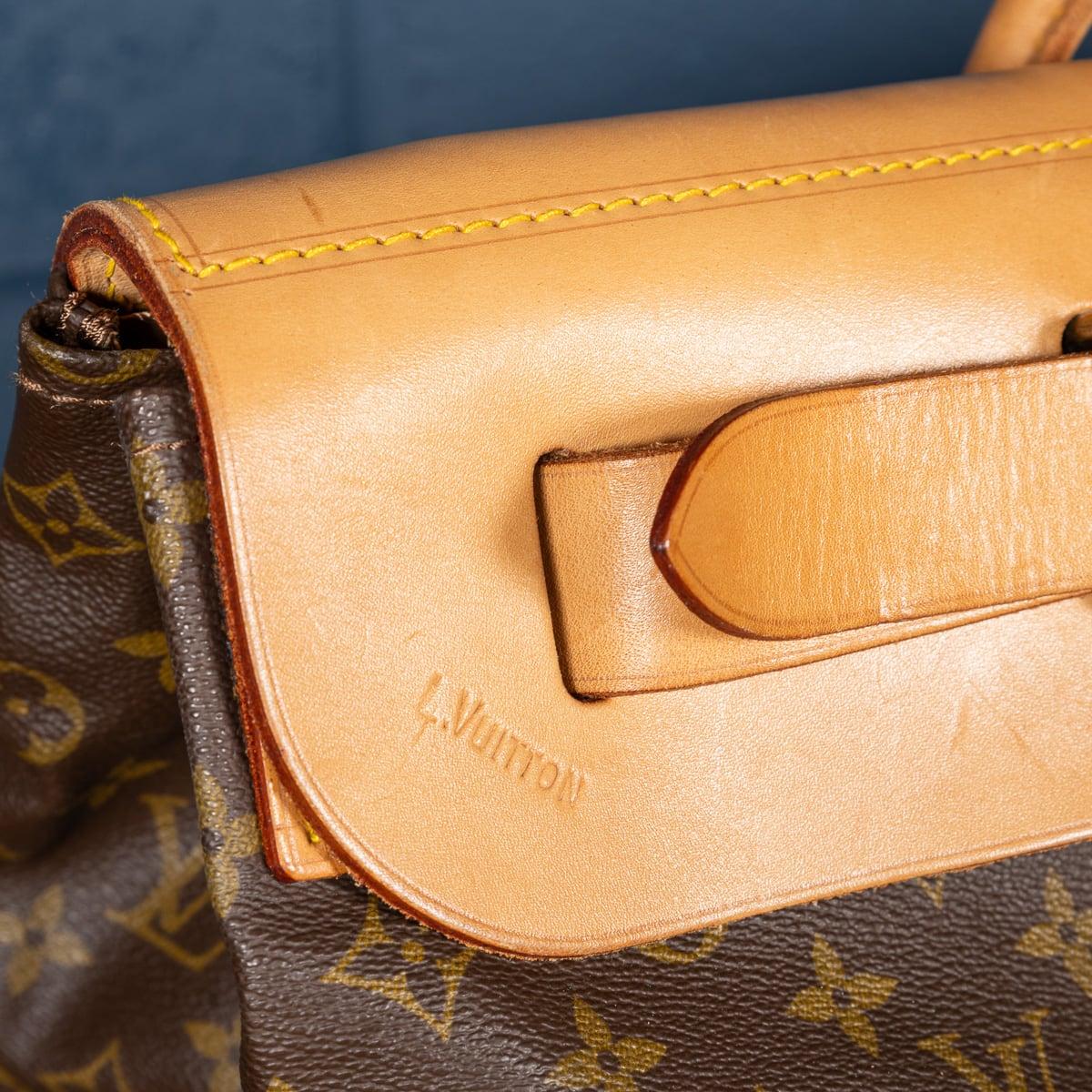 20th Century Louis Vuitton Steamer 45 Bag In Monogram Canvas, Made In France For Sale 9