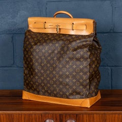 20th Century Louis Vuitton Steamer 45 Bag In Monogram Canvas, Made In France