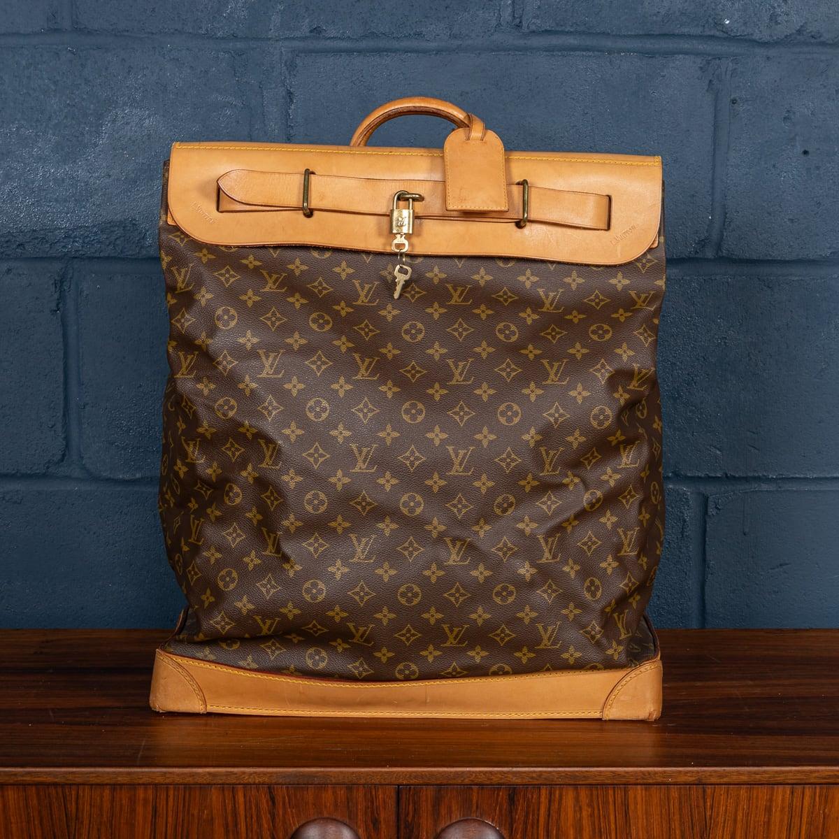 Other 20th Century Louis Vuitton Steamer 45 Bag In Monogram Canvas, Made In France For Sale