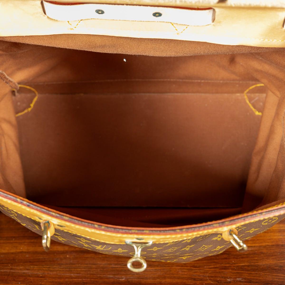20th Century Louis Vuitton Steamer 45 Bag In Monogram Canvas, Made In France For Sale 1