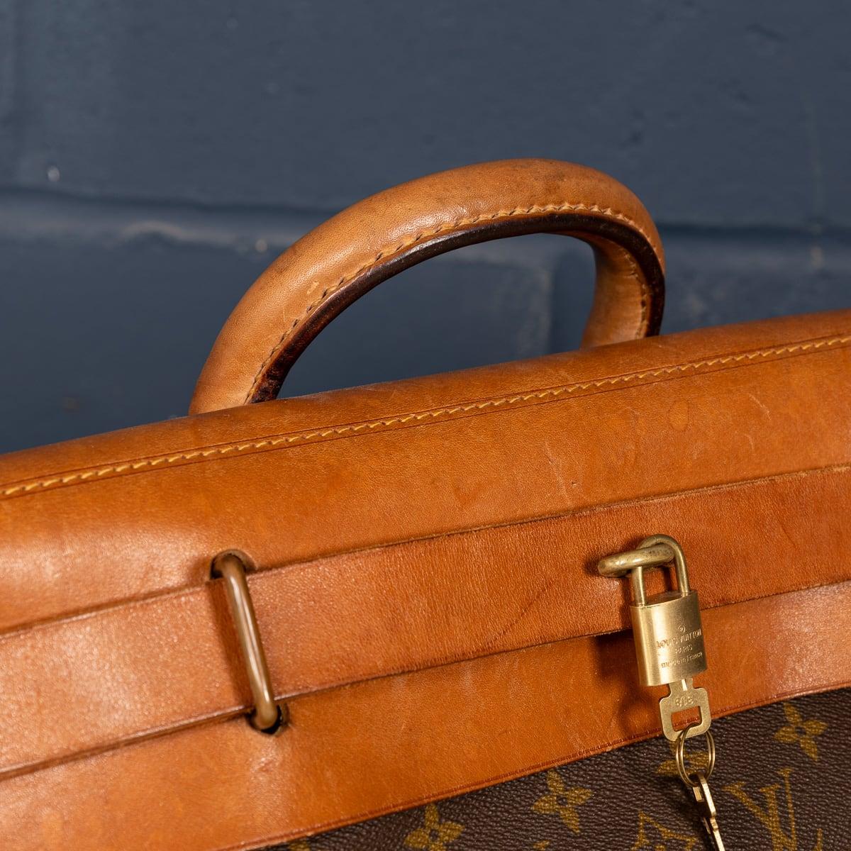 20th Century Louis Vuitton Steamer 65 Bag In Monogram Canvas, Made In France 4