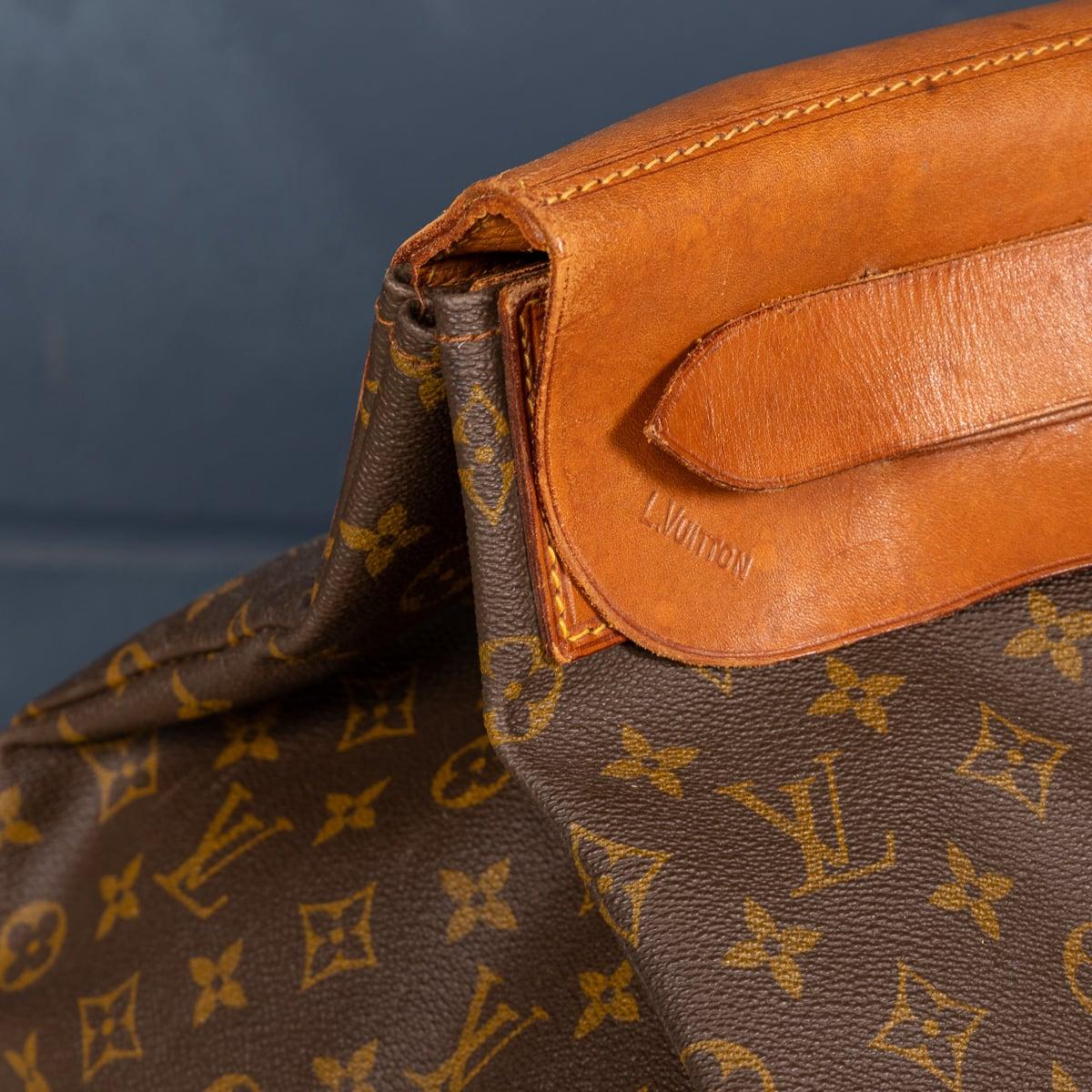 20th Century Louis Vuitton Steamer 65 Bag In Monogram Canvas, Made In France 5