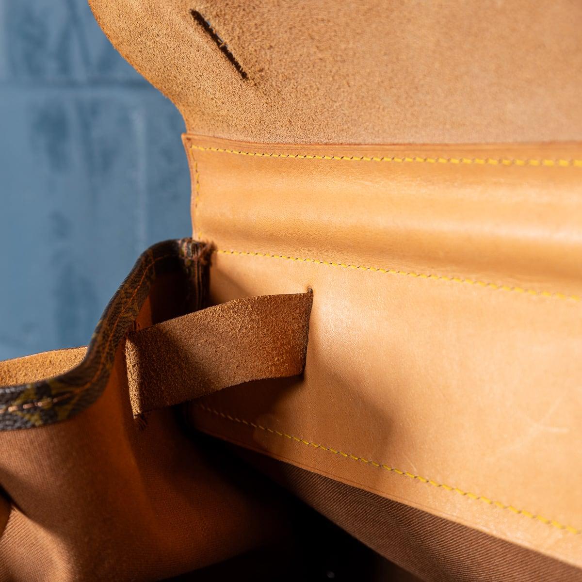 20th Century Louis Vuitton Steamer 65 Bag In Monogram Canvas, Made In France For Sale 5