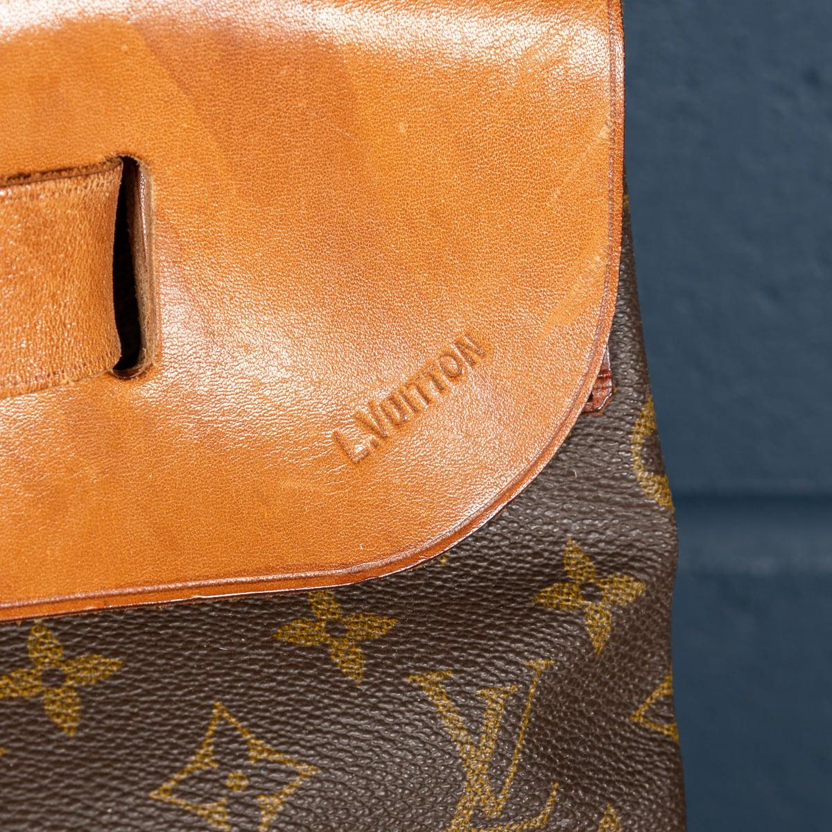 20th Century Louis Vuitton Steamer 65 Bag In Monogram Canvas, Made In France For Sale 6