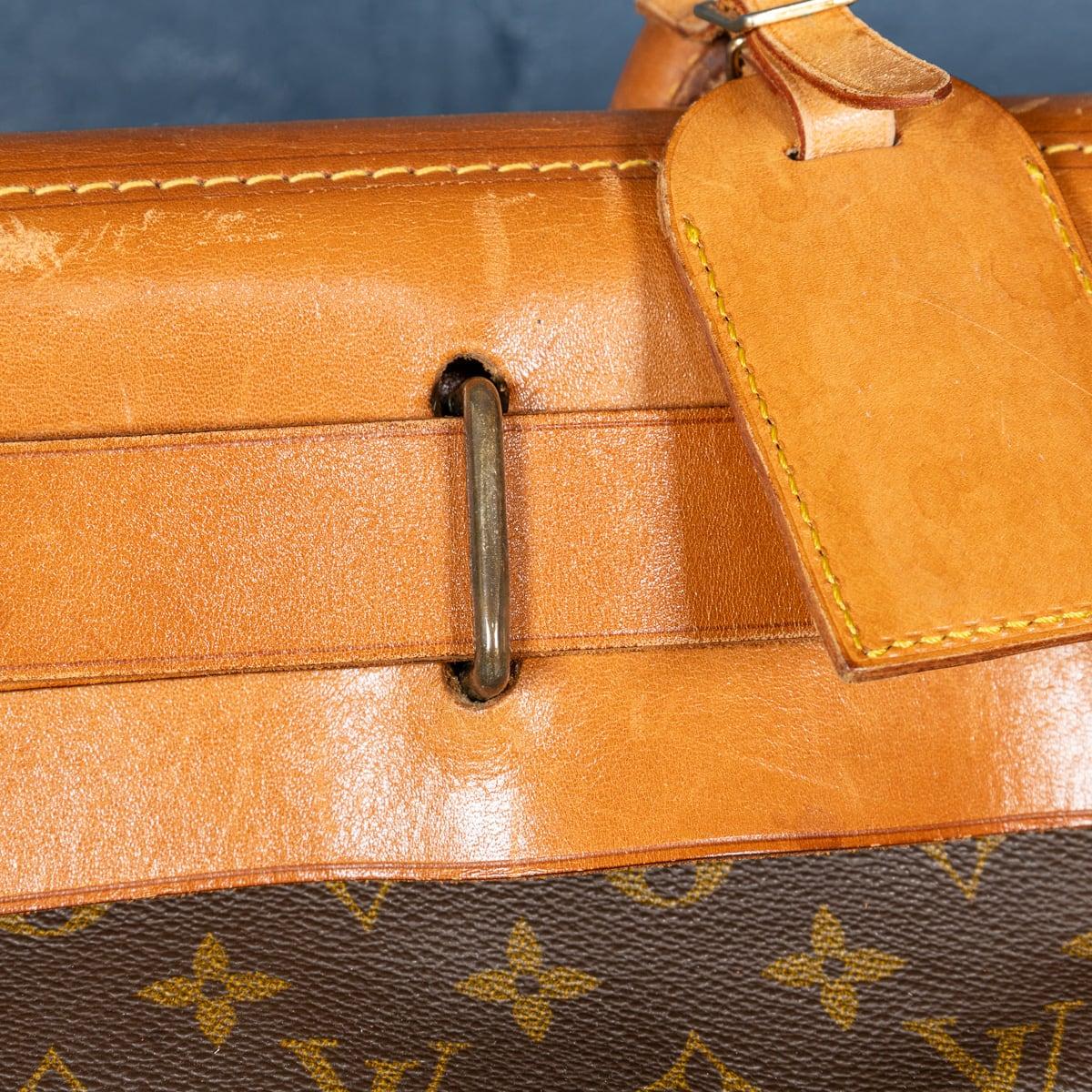 20th Century Louis Vuitton Steamer 65 Bag In Monogram Canvas, Made In France For Sale 9