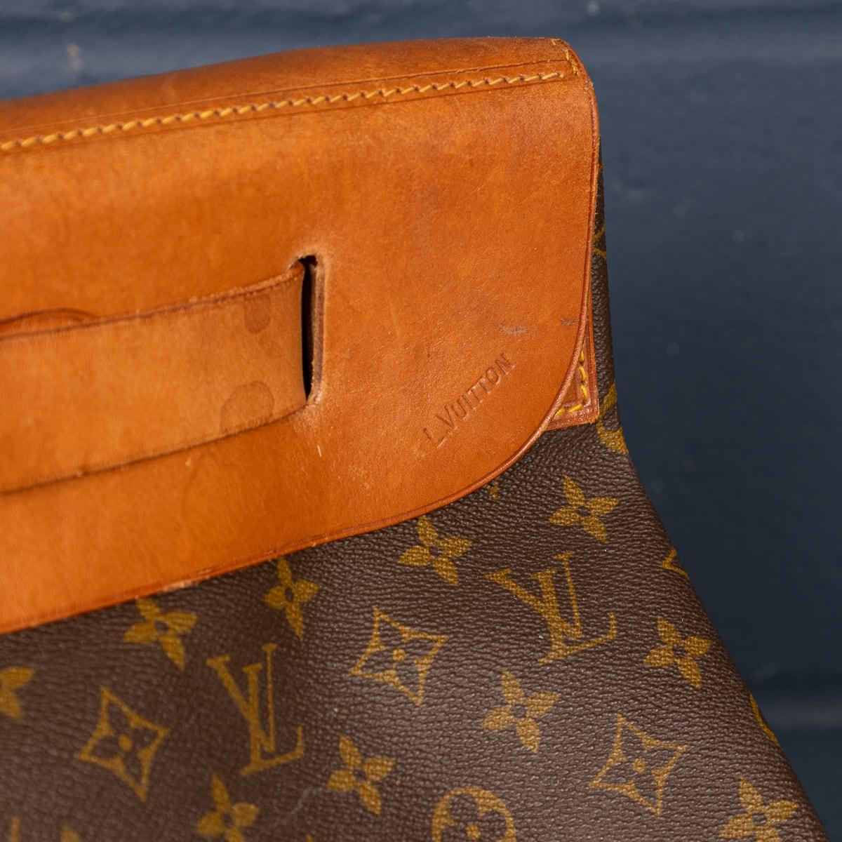 20th Century Louis Vuitton Steamer 65 Bag In Monogram Canvas, Made In France 9