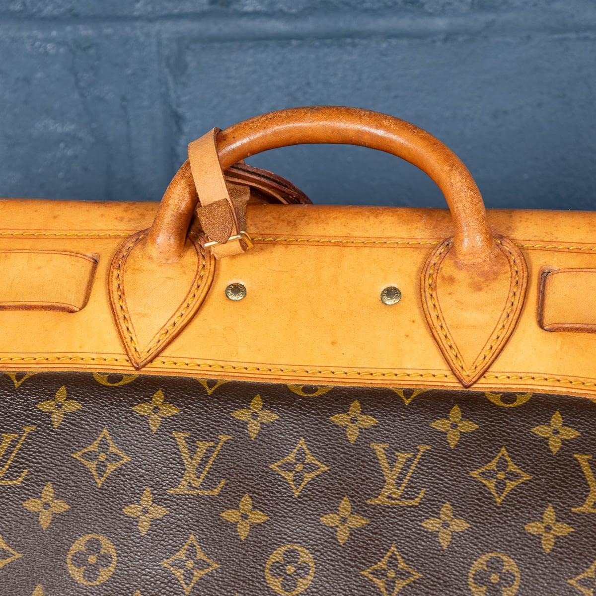 20th Century Louis Vuitton Steamer 65 Bag In Monogram Canvas, Made In France For Sale 11