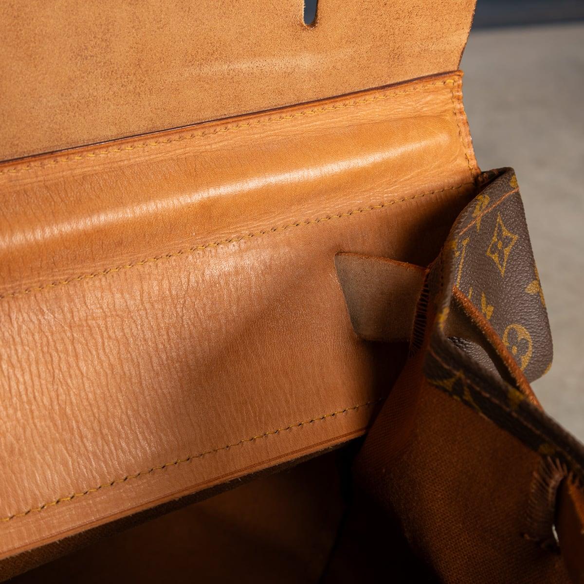 20th Century Louis Vuitton Steamer 65 Bag In Monogram Canvas, Made In France 12