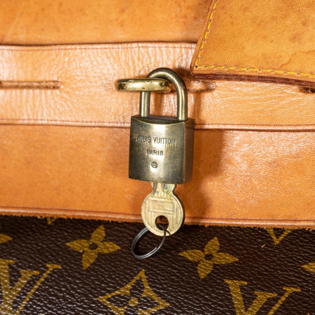 20th Century Louis Vuitton Steamer 65 Bag In Monogram Canvas, Made In France For Sale 14