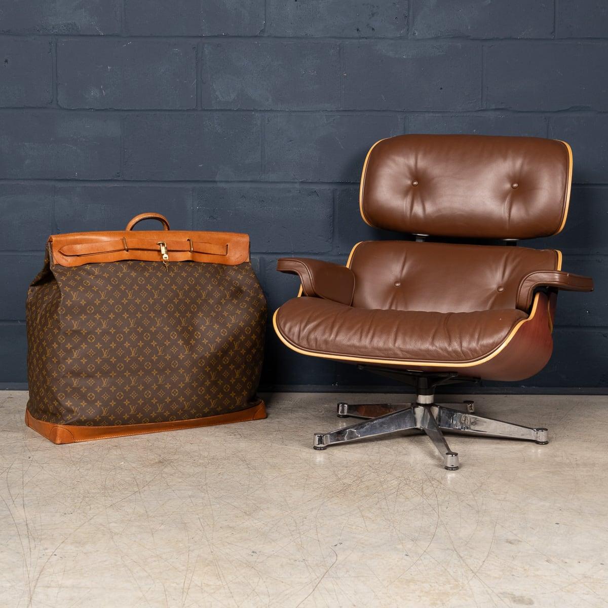 Other 20th Century Louis Vuitton Steamer 65 Bag In Monogram Canvas, Made In France