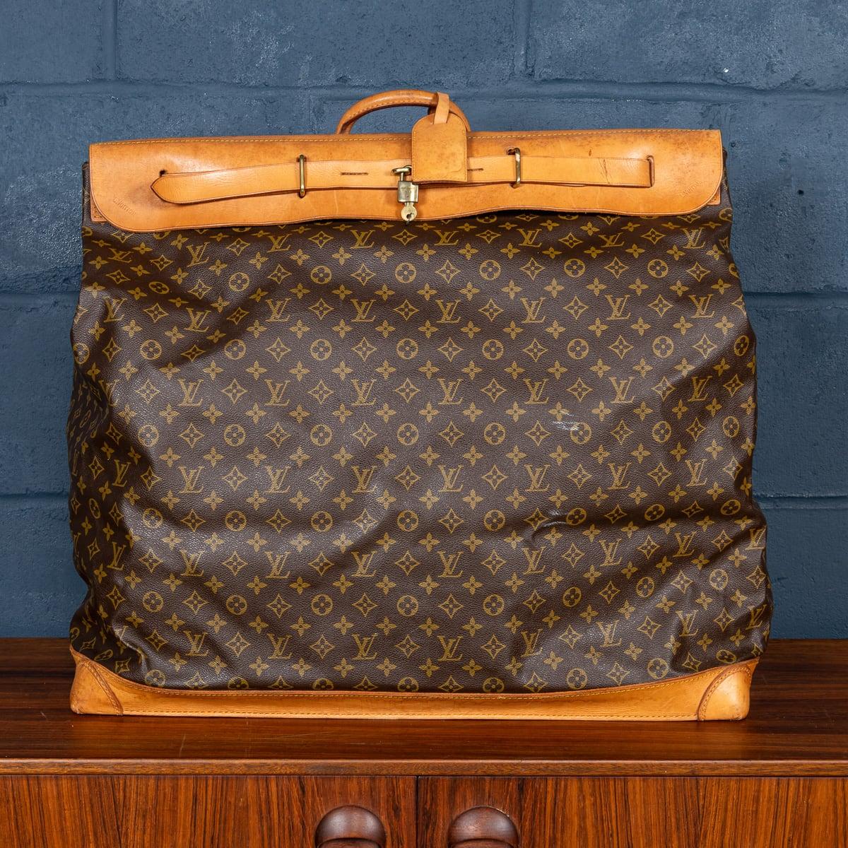 Other 20th Century Louis Vuitton Steamer 65 Bag In Monogram Canvas, Made In France For Sale