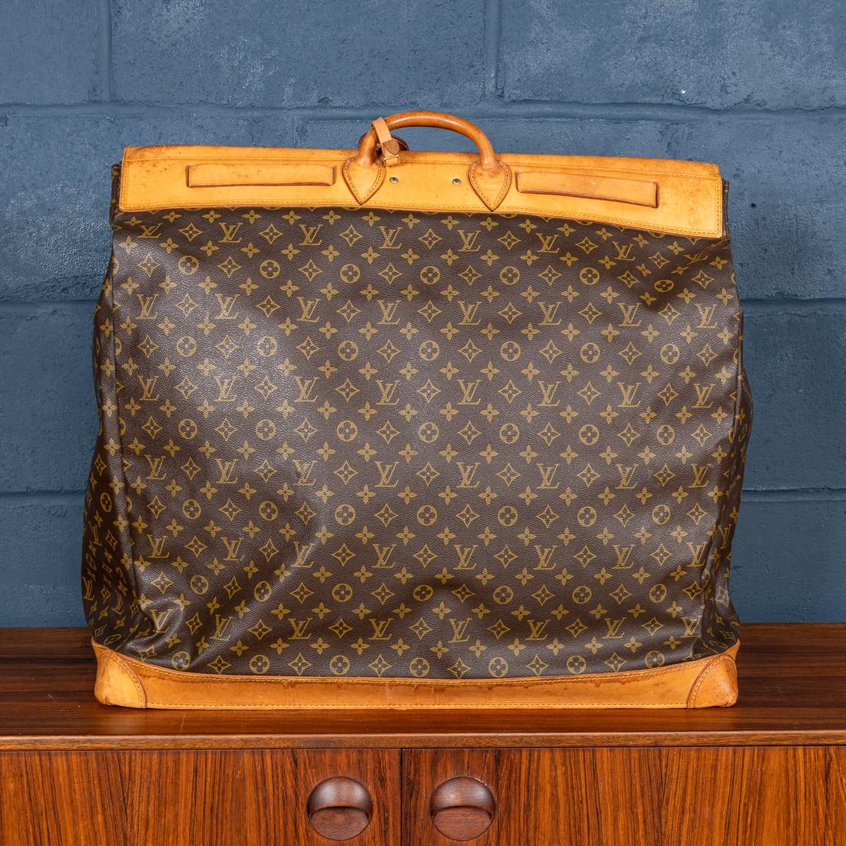 20th Century Louis Vuitton Steamer 65 Bag In Monogram Canvas, Made In France In Good Condition For Sale In Royal Tunbridge Wells, Kent