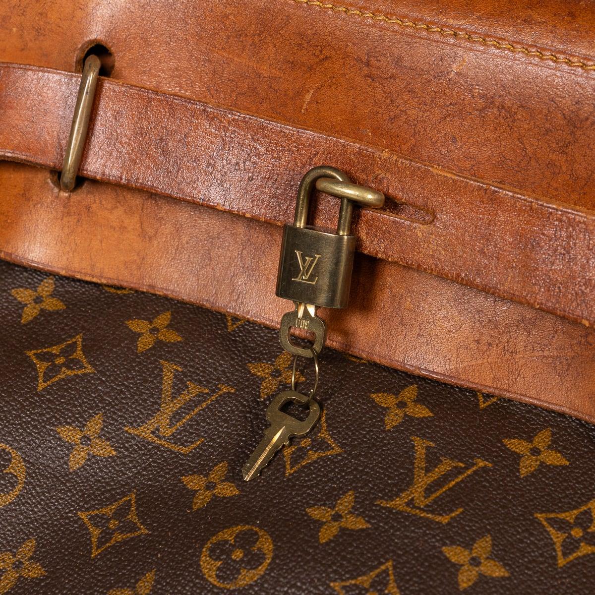 20th Century Louis Vuitton Steamer 65 Bag In Monogram Canvas, Made In France For Sale 1