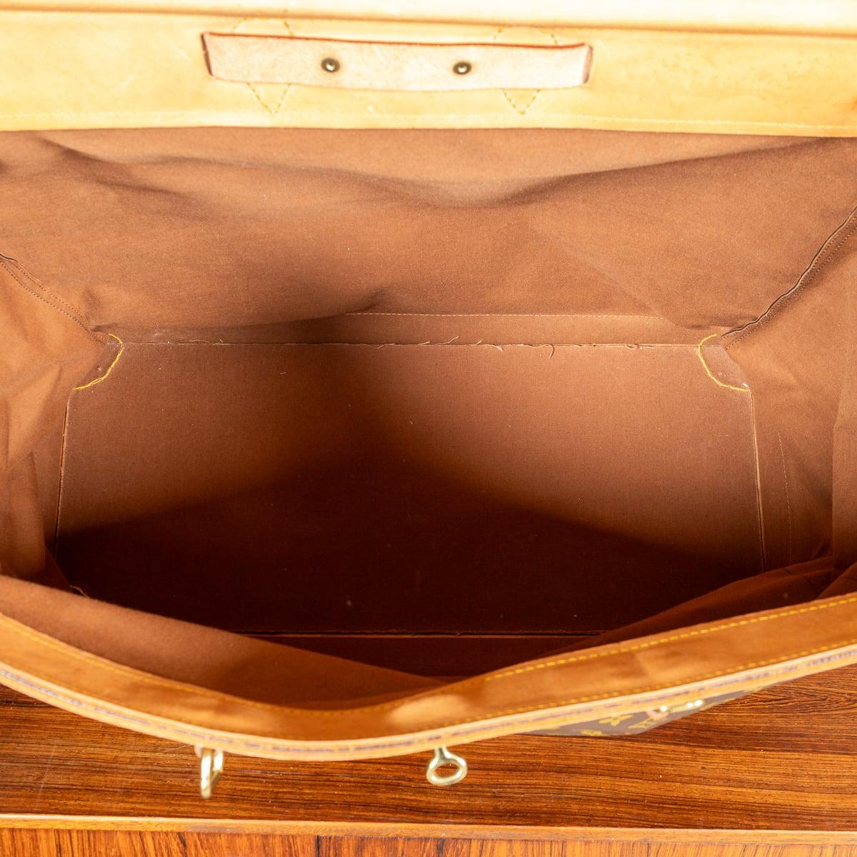 20th Century Louis Vuitton Steamer 65 Bag In Monogram Canvas, Made In France For Sale 1