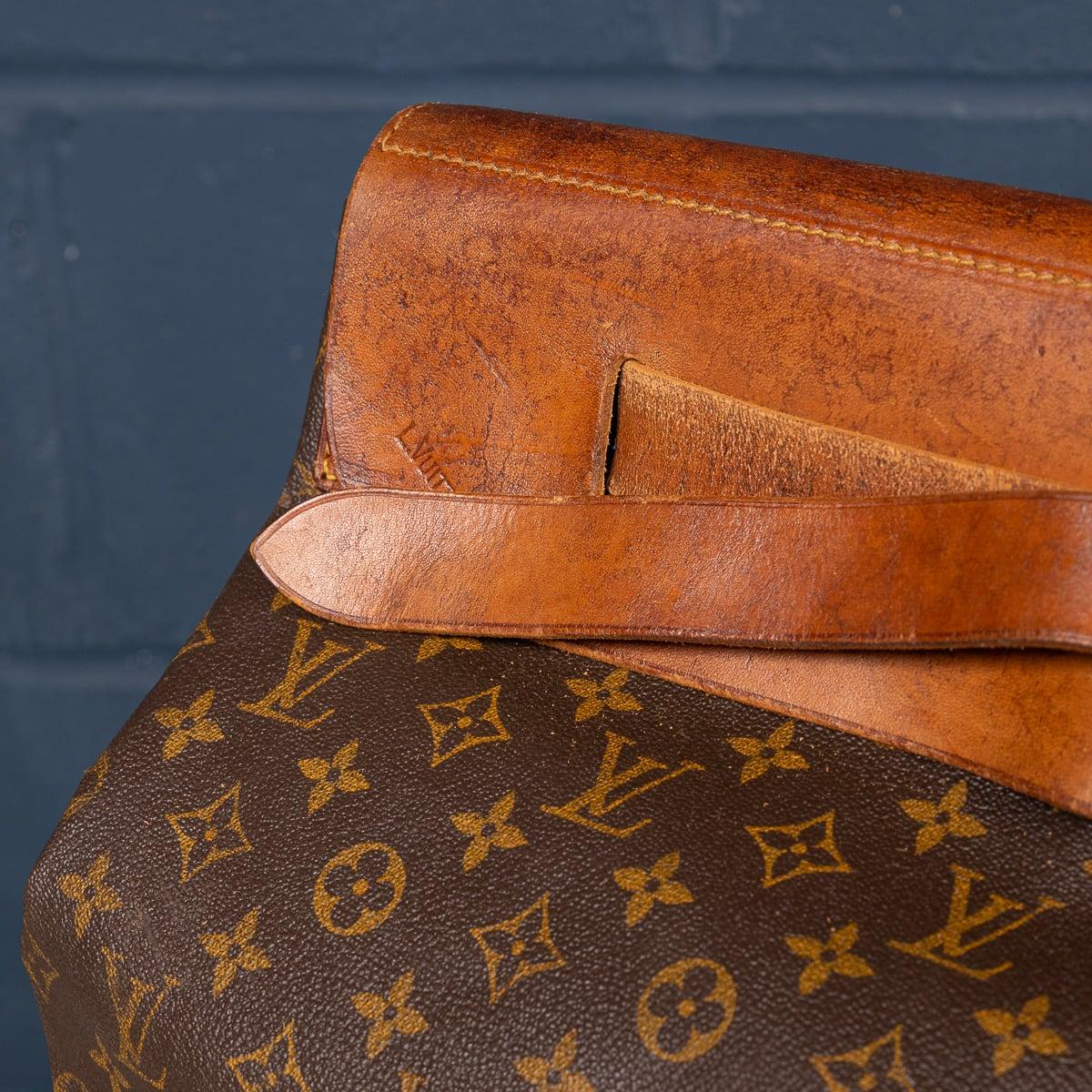 20th Century Louis Vuitton Steamer 65 Bag In Monogram Canvas, Made In France For Sale 2