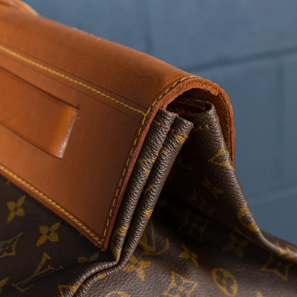 20th Century Louis Vuitton Steamer 65 Bag In Monogram Canvas, Made In France For Sale 3