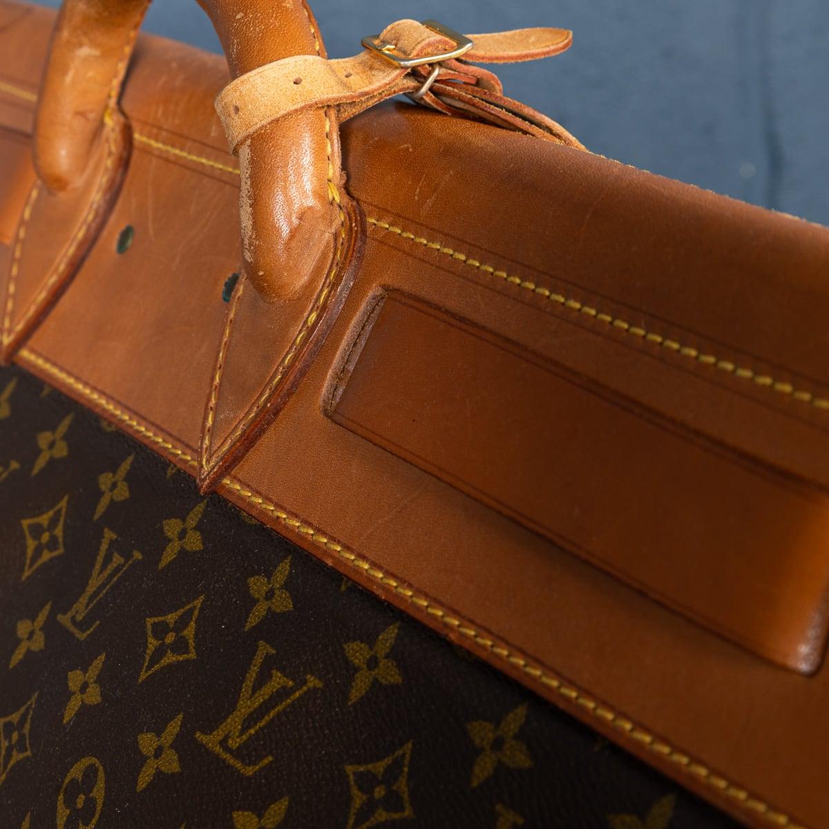 20th Century Louis Vuitton Steamer 65 Bag In Monogram Canvas, Made In France For Sale 4