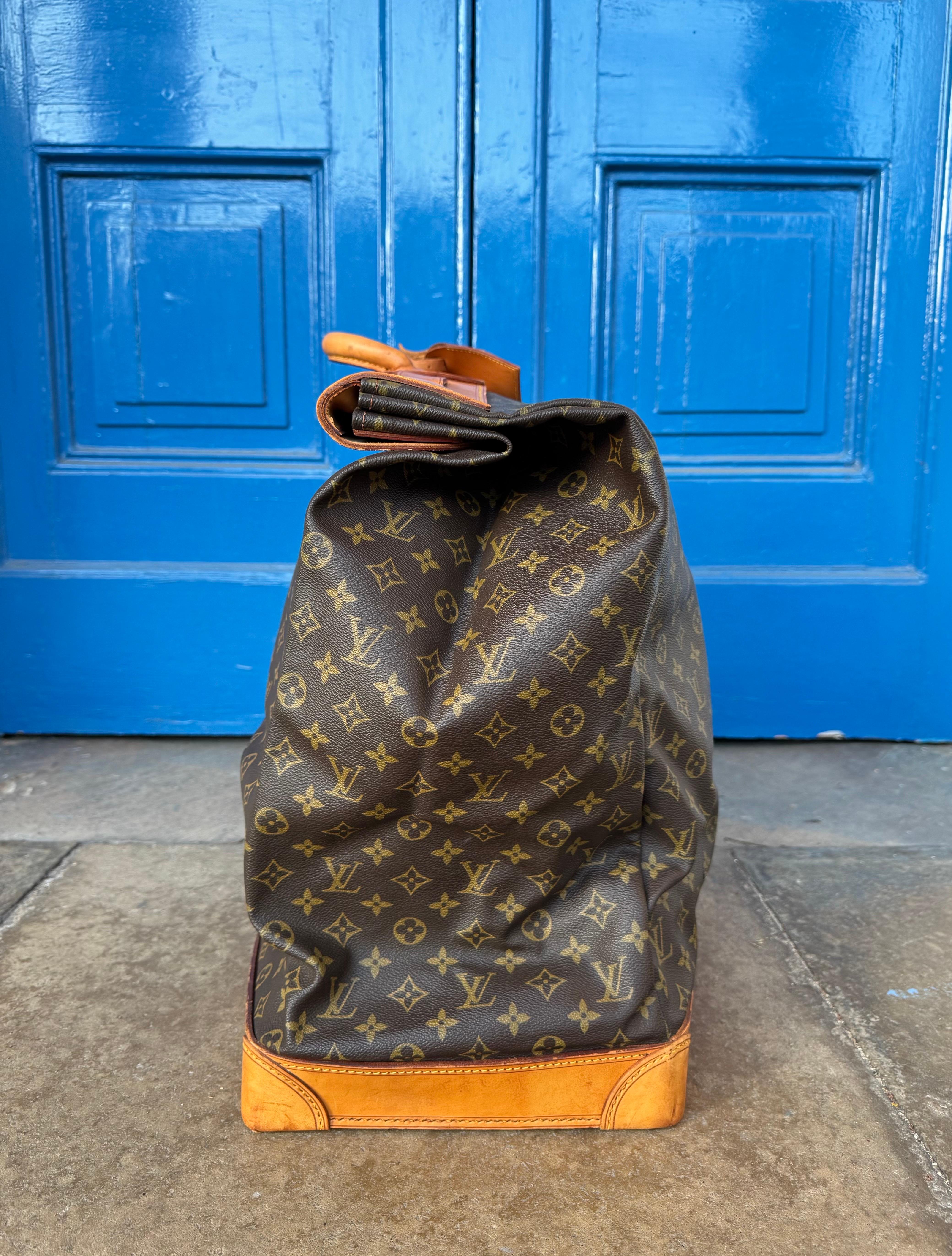 Borsa a vapore Louis Vuitton del XX secolo, 55cm In condizioni buone in vendita a Daventry, GB