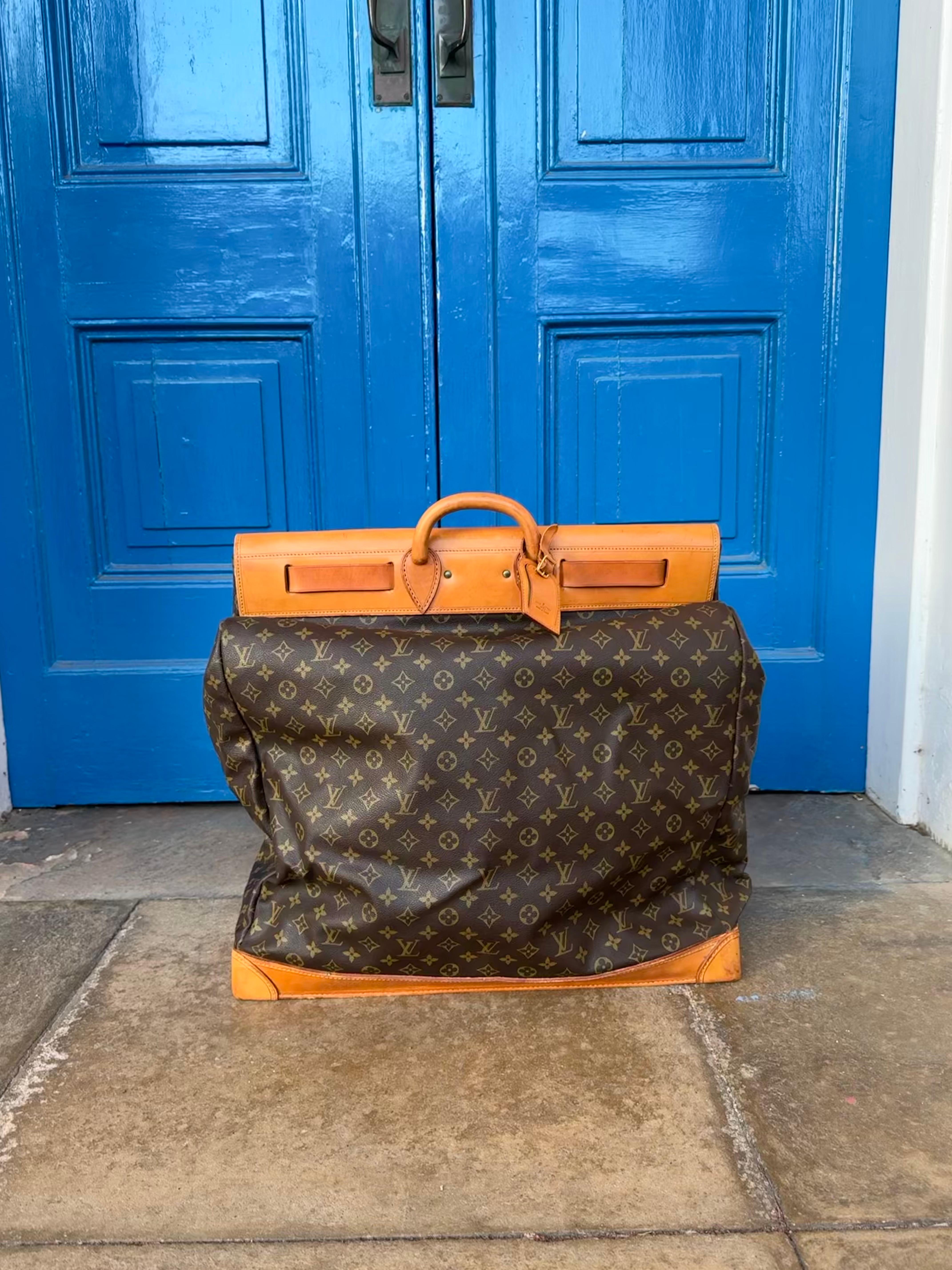 Sac à vapeur Louis Vuitton du 20ème siècle 55cm Unisexe en vente