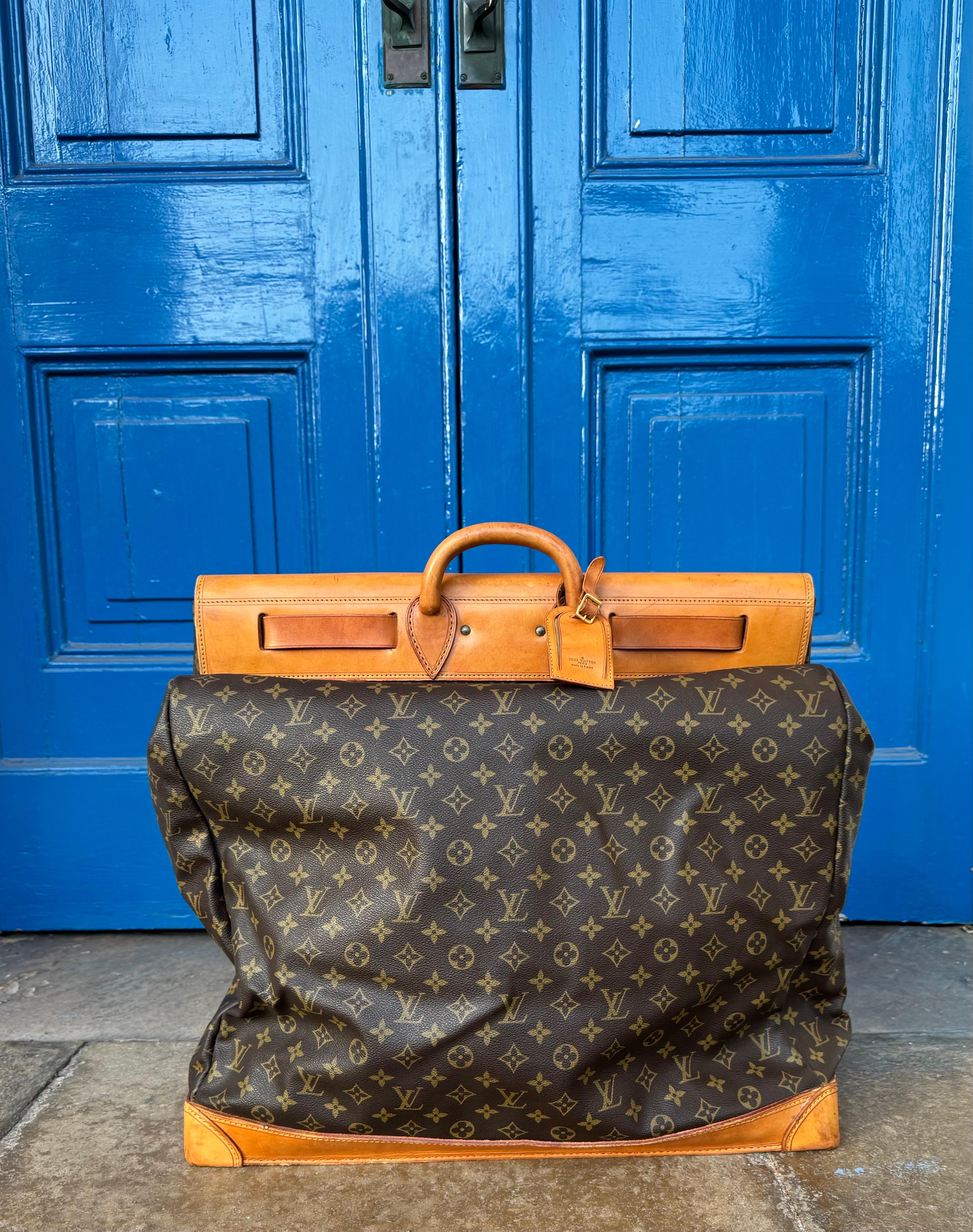 Sac à vapeur Louis Vuitton du 20ème siècle 55cm en vente 2