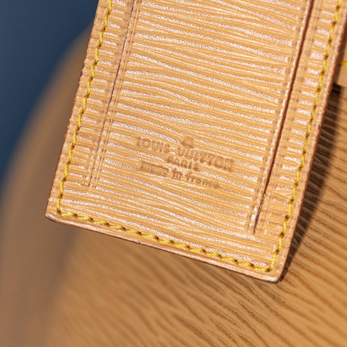 Sac à vapeur Louis Vuitton du 20ème siècle en toile de cuir épi, fabriqué en France en vente 1
