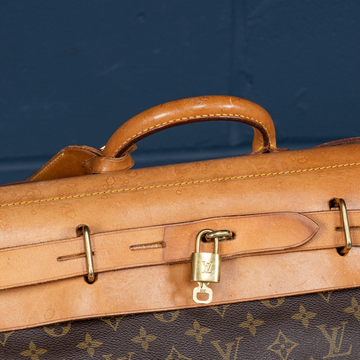 20th Century Louis Vuitton Steamer Bag In Monogram Canvas, Made In France For Sale 3