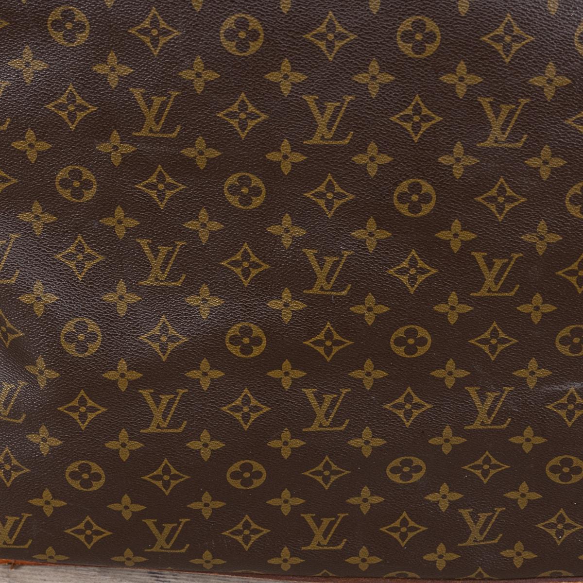 Louis Vuitton Dampfertasche aus Segeltuch mit Monogramm aus dem 20. Jahrhundert, hergestellt in Frankreich im Angebot 10