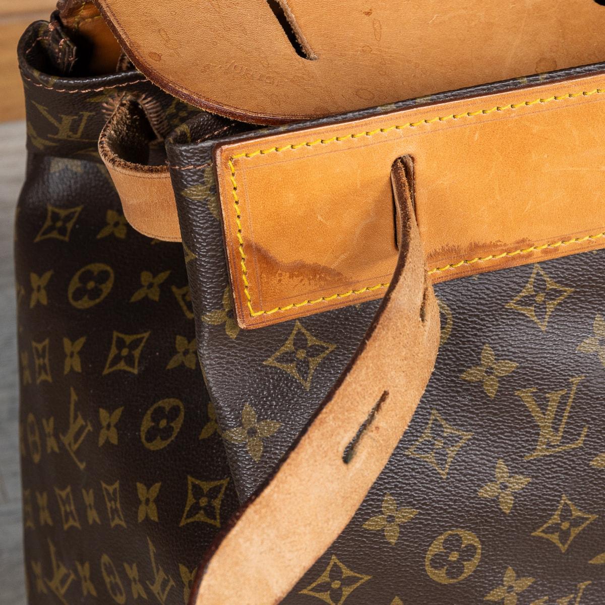 20th Century Louis Vuitton Steamer Bag In Monogram Canvas, Made In France For Sale 12