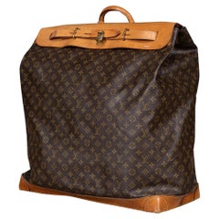 20th Century Louis Vuitton Steamer Bag In Monogram Canvas, Made In France