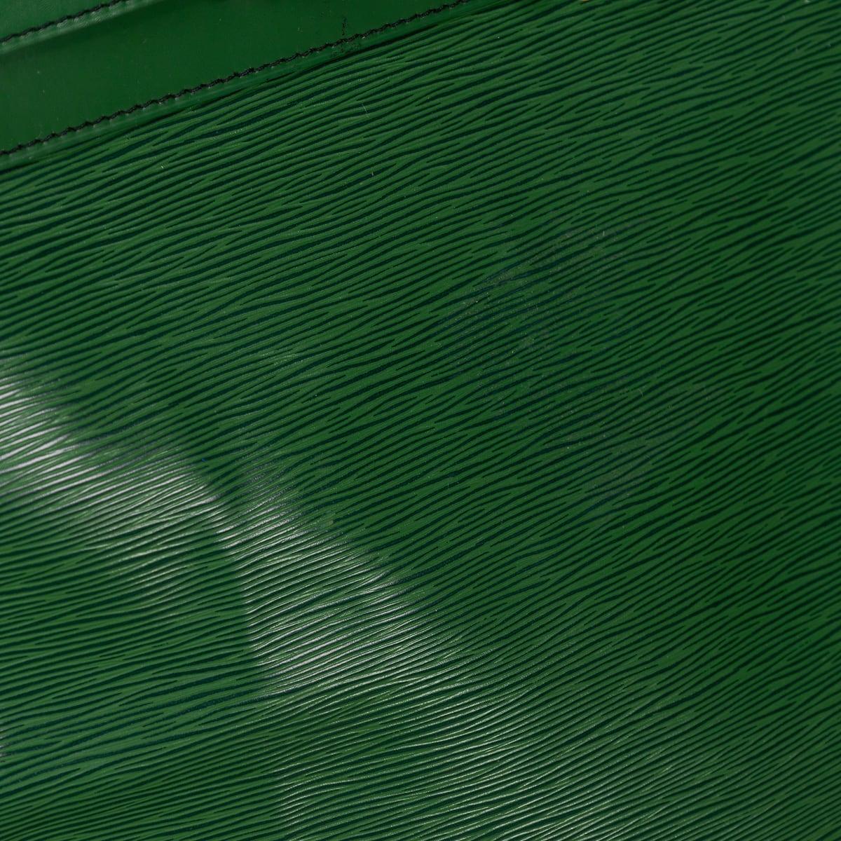 20th Century Louis Vuitton Steamer Bag In Rolex Green Epi Leather Canvas, France 8