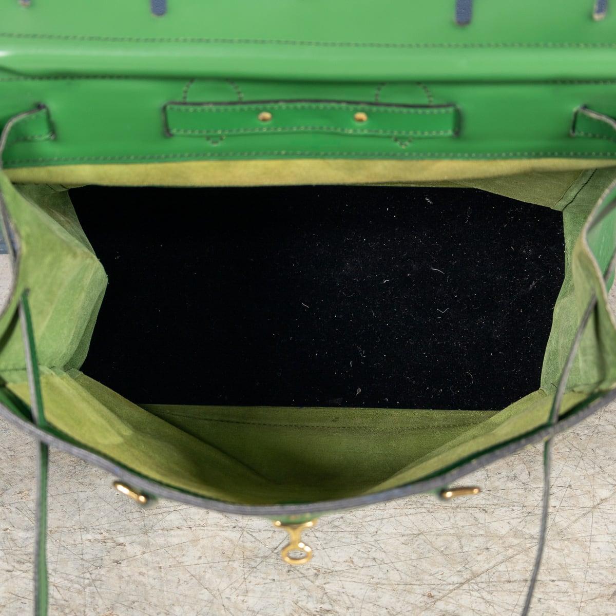 20th Century Louis Vuitton Steamer Bag In Rolex Green Epi Leather Canvas, France 3