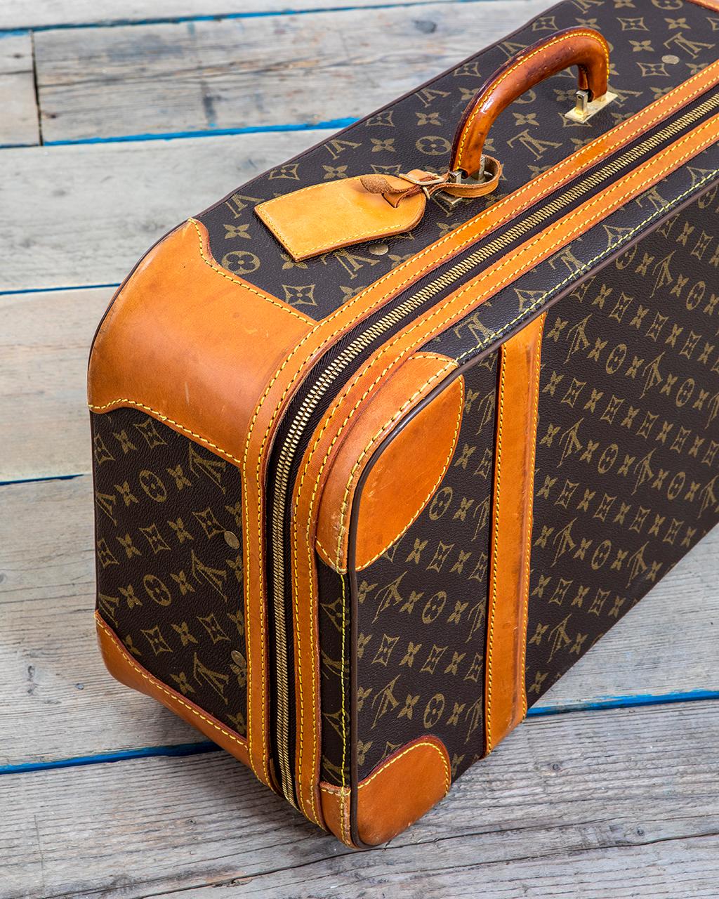 20th Century Louis Vuitton Suitcase Classic Monogram Canvas '60s For