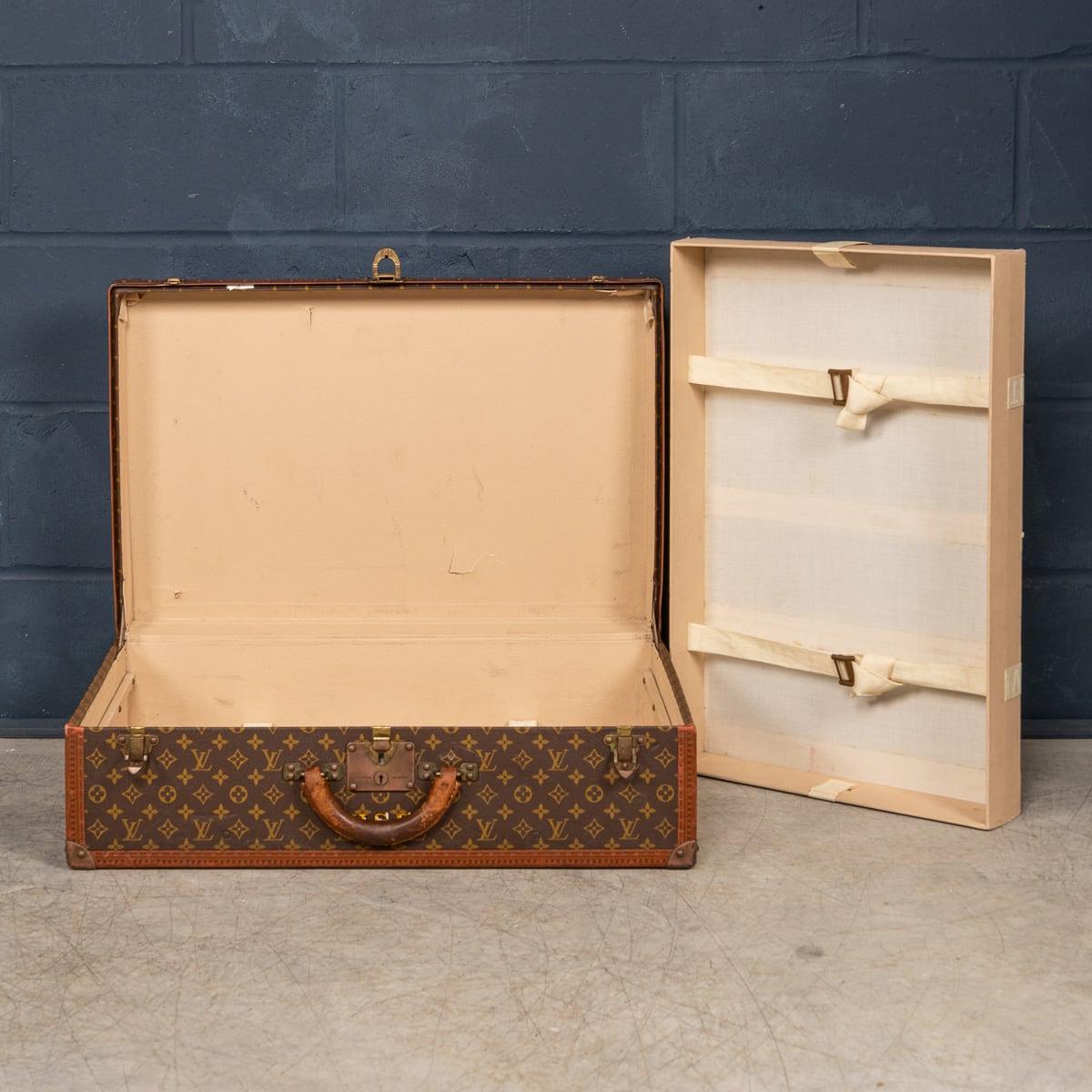 20th Century Louis Vuitton Suitcase In Monogram Canvas, France c.1970 5