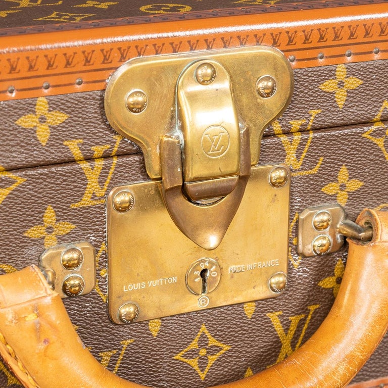 20th Century Louis Vuitton Suitcase In Monogram Canvas, France, c