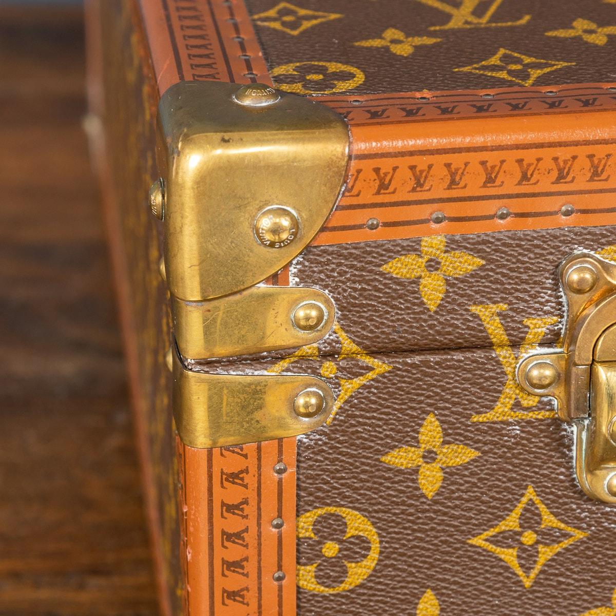 20th Century Louis Vuitton Suitcase In Monogram Canvas, France, c.1970 8