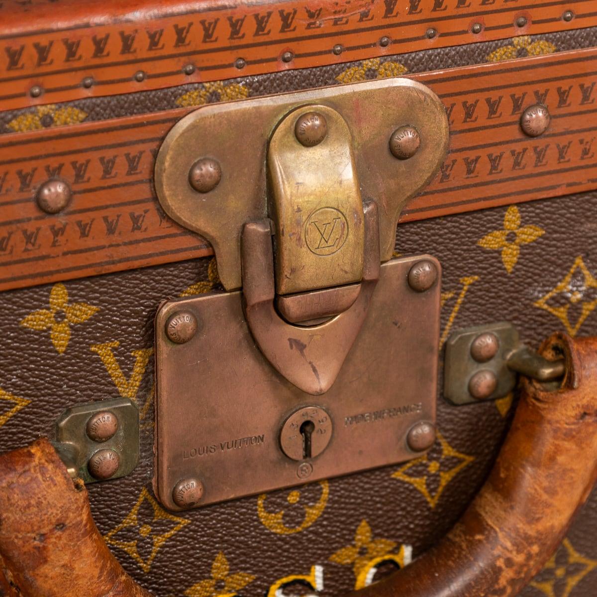 20th Century Louis Vuitton Suitcase In Monogram Canvas, France c.1970 8