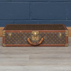 20th Century Louis Vuitton Suitcase In Monogram Canvas, France c.1970
