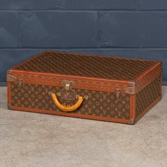 20th Century Louis Vuitton Suitcase In Monogram Canvas, France c.1970