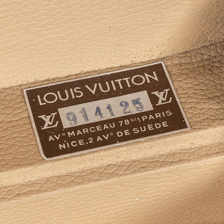 Valigia Louis Vuitton di metà secolo in tela monogramma, Parigi
