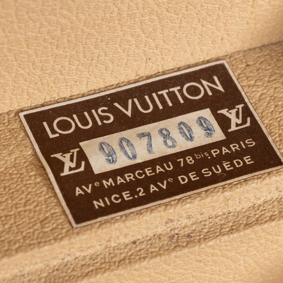 20th Century Louis Vuitton Suitcase In Monogram Canvas, France, c.1970 4