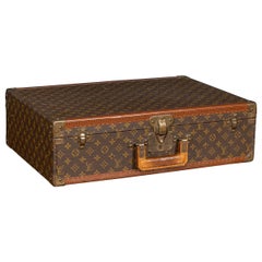20th Century Louis Vuitton Suitcase In Monogram Canvas, France, c.1970